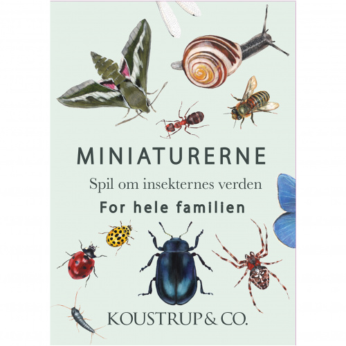 Koustrup & Co. Kartenspiel mit Insekten