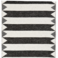 Horredsmattan outdoor rug - Peak black, 70x150