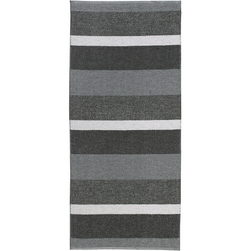 Horredsmattan outdoor rug - Block graphite, 70x150
