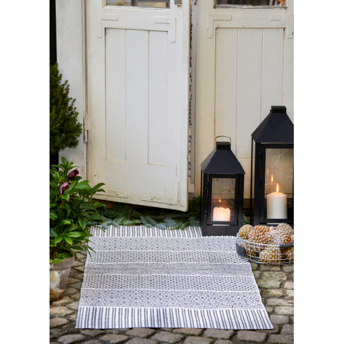 Horredsmattan outdoor rug - Alfie grey, 70x150