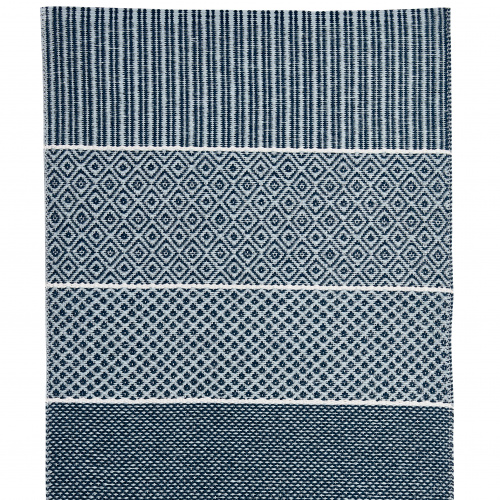 Horredsmattan buitenkleed - Alfie blauw, 70x150