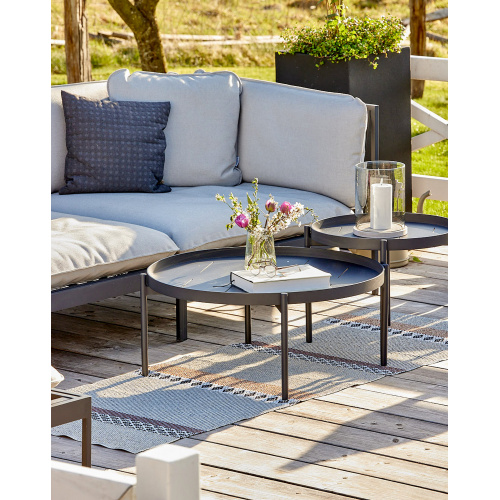 Horredsmattan outdoor rug - Savanna grey, 70x200