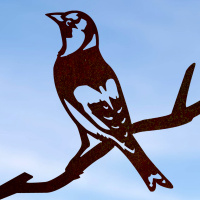 Metalbird Vogel aus Cortenstahl - Stillits