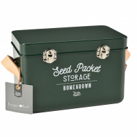 Burgon & Ball box for seed bags - green