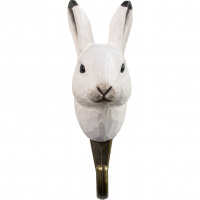 Wildlife Garden peg - snow hare