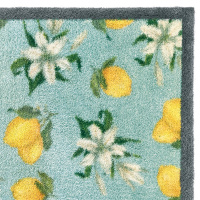 Hug Rug eco doormat, 65x85 - Lemons and lilies