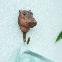 Wildlife Garden peg - hippopotamus