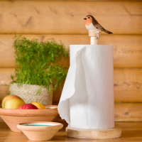 Wildlife Garden paper towel holder - redneck