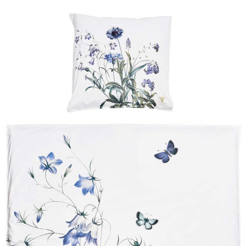 Jim Lyngvild cushion cover, 60x63 - Blue Flower Garden