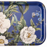 Jim Lyngvild Tablett, 32x15 - Blue Flower Garden