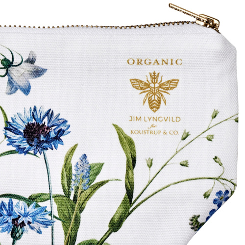 Jim Lyngvild cosmetic bag with bottom - Blue Flower Garden