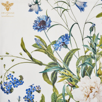 Jim Lyngvild fabric net - Blue Flower Garden