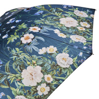 Jim Lyngvild folding umbrella - Blue Flower Garden
