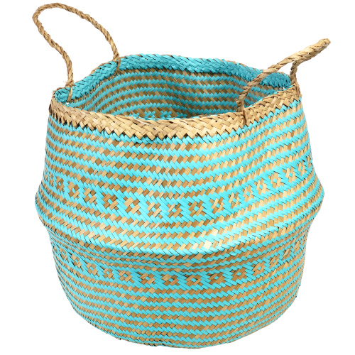 Rex London seagrass basket - turquoise, large