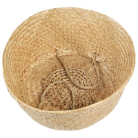 Rex London seagrass basket - natural, large