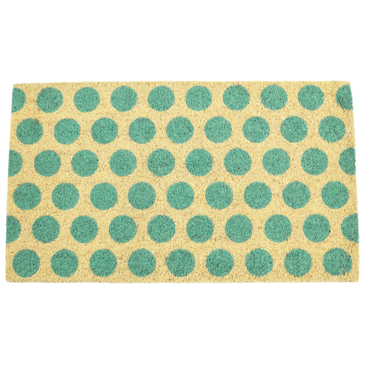 Rex London coconut mat - dots, turquoise
