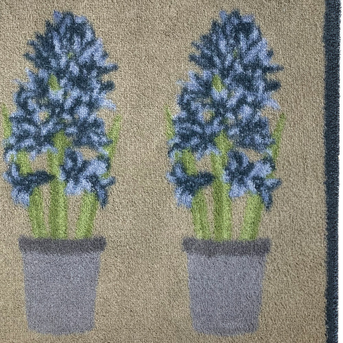Hug Rug eco doormat, 65x85 - Hyacinth