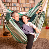 La Siesta hanging chair, king size, eco - Agave