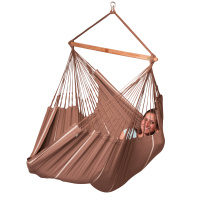 La Siesta hanging chair, king size, eco - Chocolate