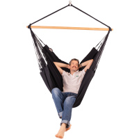 La Siesta hanging chair, king size, eco - Onyx