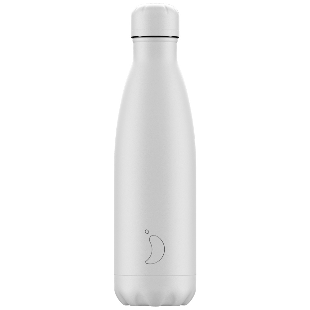 Bouteille Chilly's isotherme 750ml monochrome white gourde thermos - Escale  Sensorielle