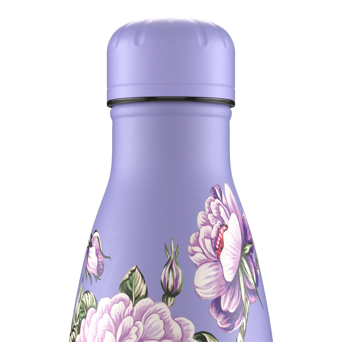 Botella Chilly 500 ml - Original Floral Violet - Cafés la Brasileña