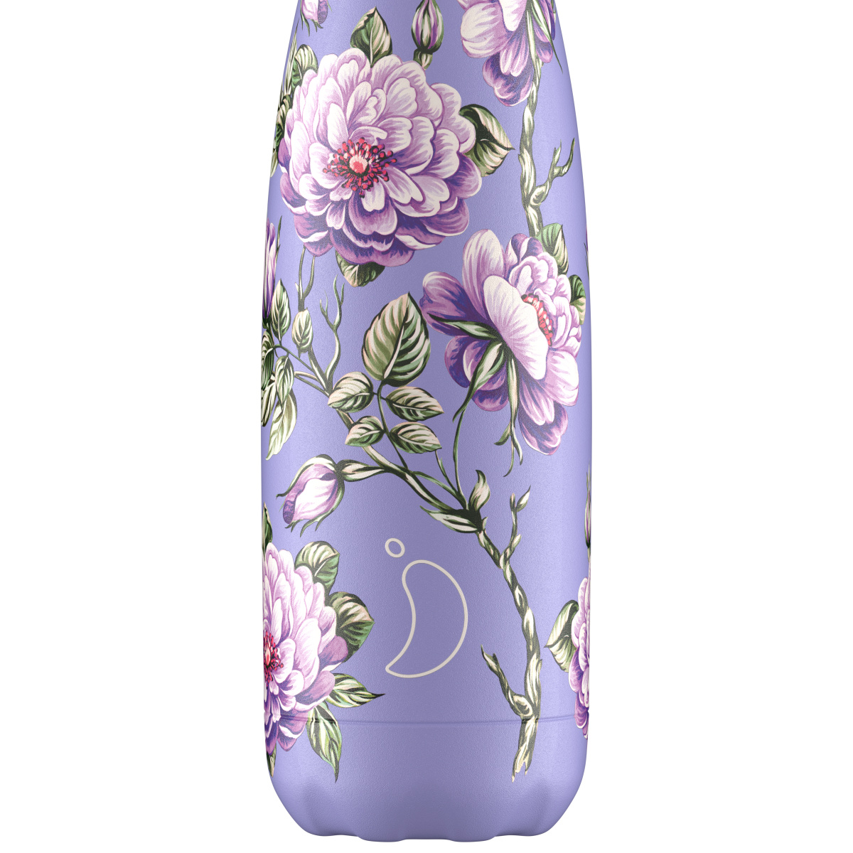 BOTELLA CHILLY INOX 500ML FLORAL VIOLET ROSES - Kidshome