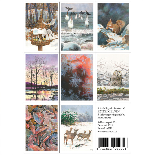 Koustrup & Co. kaartenmap - winter