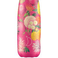 Chilly's thermo drink bottle - Pink flowers