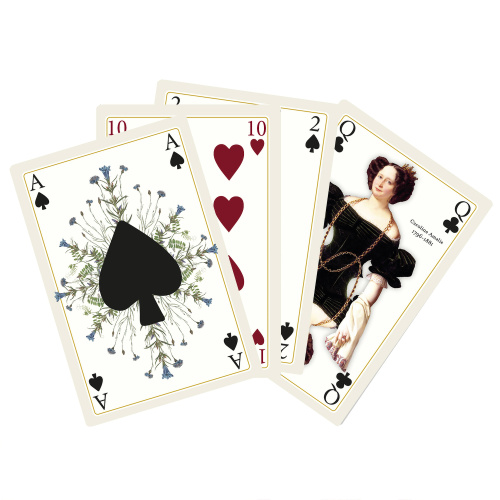 Flora Danica playing cards