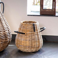 A2 Living rattan basket, pear-shaped - Ø30 x 29