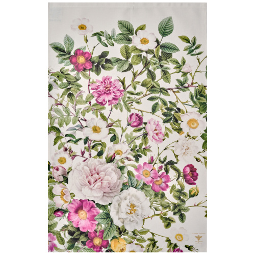 Jim Lyngvild eco tea towel - Rose Flower Garden