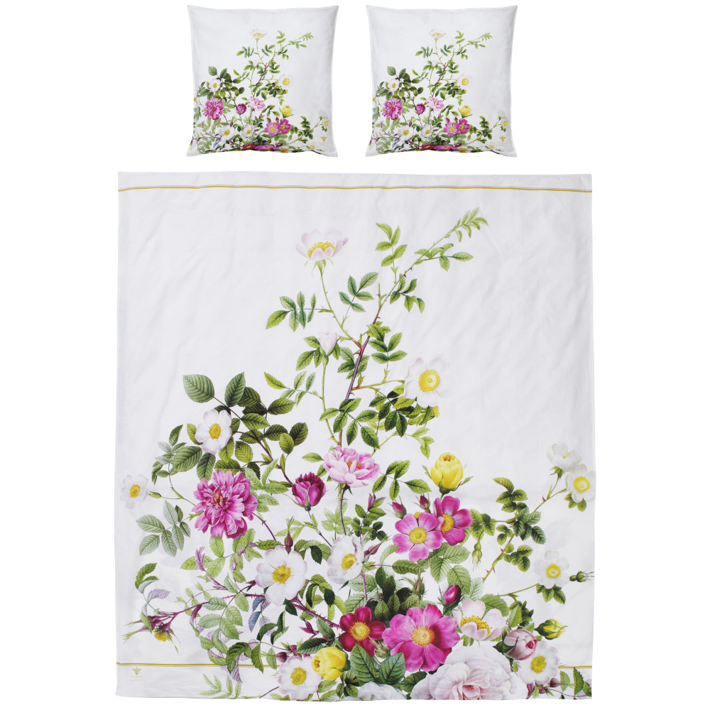 Jim Lyngvild dobbelt sengesæt, 200x220 - Rose Flower Garden