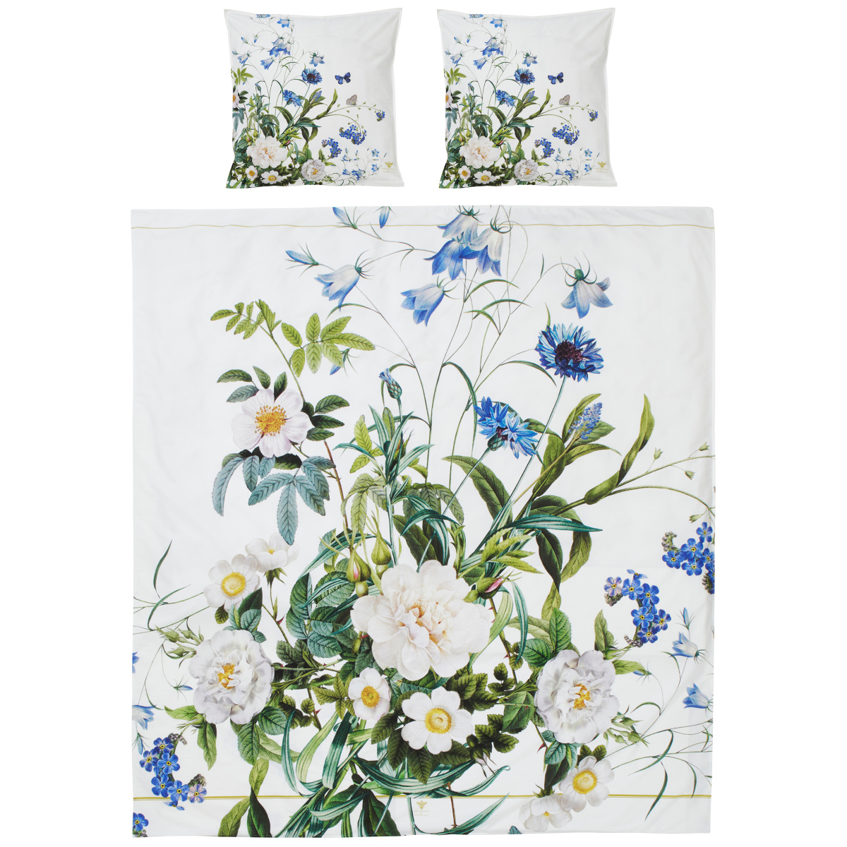 Jim Lyngvild dobbelt sengesæt, 200x220 - Blue Flower Garden