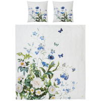 Jim Lyngvild double bed set, 200x220 - Blue Flower Garden