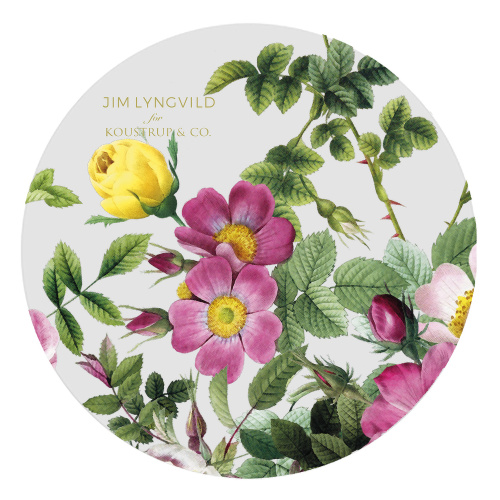 Jim Lyngvild glasstukken - Rose Flower Garden