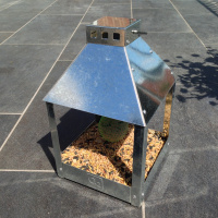 A2 Living bird feeder - galvanized