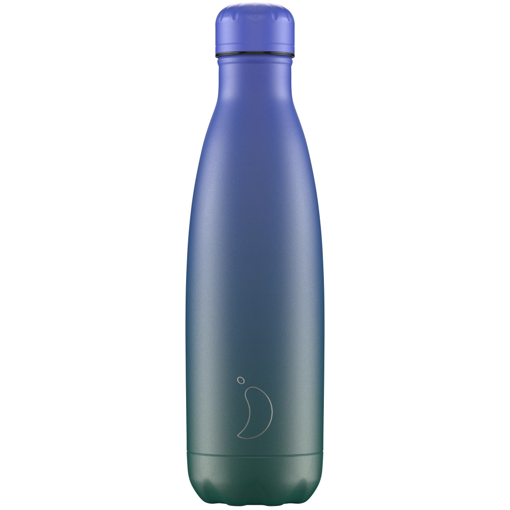Chilly's Thermo-Trinkflasche – Grün und Blau