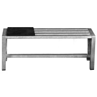 A2 Living garden bench, 35x123 - galvanized
