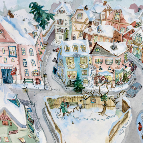 Koustrup puzzle - Winter town