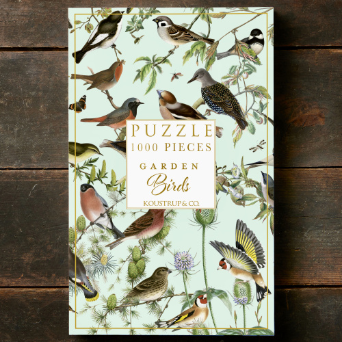 Koustrup-Puzzle - Vögel des Gartens