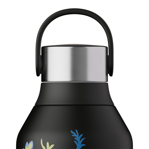 Chilly's drinking bottle - Blue flowers