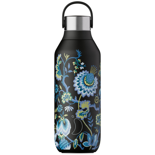 Chilly's drinking bottle - Blue flowers