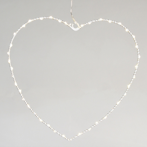Rex London hjärta med LED - 30 cm