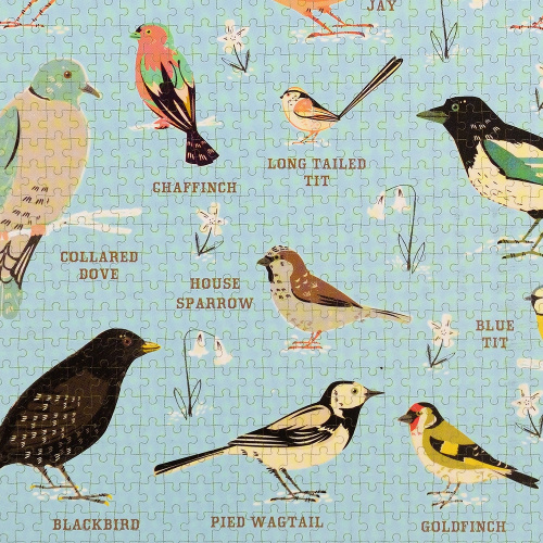 Rex London Puzzle mit den Vögeln des Gartens