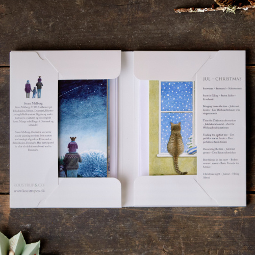 Koustrup & Co. card folder - Christmas