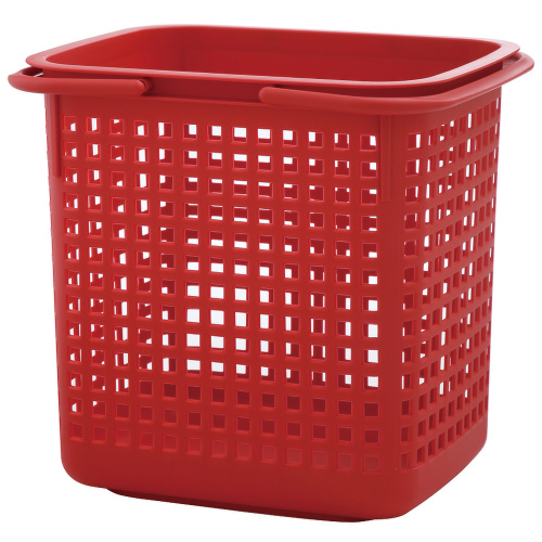 Cestino basket - red, large