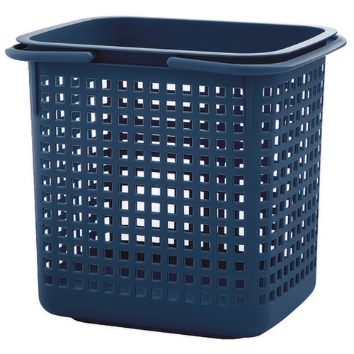 Cestino basket - dark blue, large