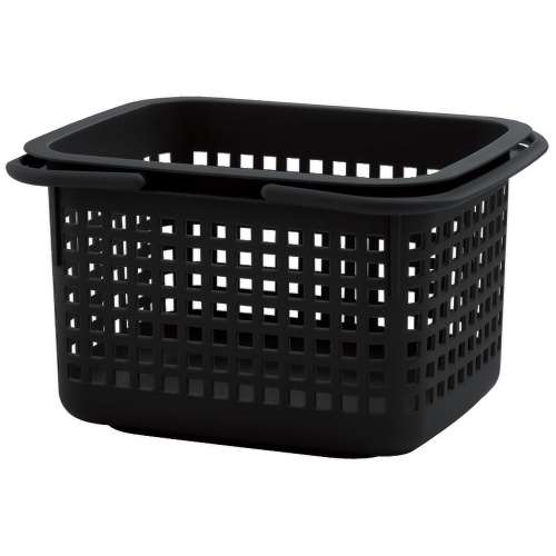 Cestino basket - black, medium