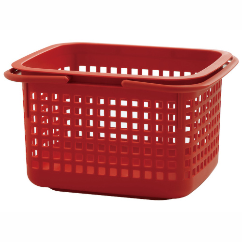 Cestino basket - red, medium